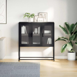 Szafka, antracytowa, 100,5x39x107 cm, stal walcowana na zimno