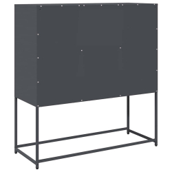 Szafka, antracytowa, 100,5x39x107 cm, stal walcowana na zimno
