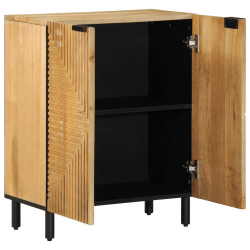 Komoda Brązowa 60x33x75 cm Drewno lite Mango