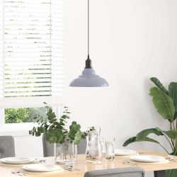 Lampa wisząca z regulacją wysokości E27 połysk szary metal