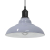 Lampa wisząca z regulacją wysokości E27 połysk szary metal