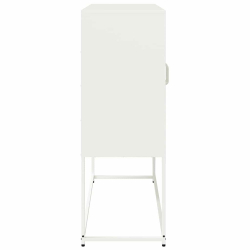 Szafka, biała, 100,5x39x107 cm, stal walcowana na zimno