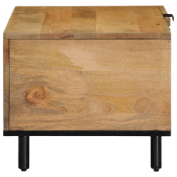 Stolik kawowy Brązowy 80x50x40 cm Drewno lite Mango