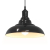Lampa wisząca z regulacją wysokości E27 połysk czarny metal