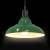 Lampa wisząca z regulacją wysokości E27 połysk zielony metal