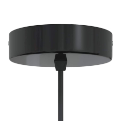 Lampa wisząca z regulacją wysokości E27 połysk biały metal
