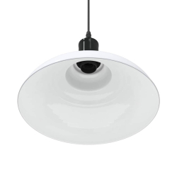 Lampa wisząca z regulacją wysokości E27 połysk biały metal