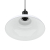 Lampa wisząca z regulacją wysokości E27 połysk biały metal