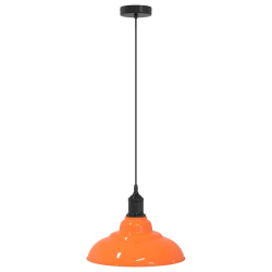 Lampa wisząca z regulacją wysokości E27 Pomarańczowy połysk