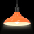 Lampa wisząca z regulacją wysokości E27 Pomarańczowy połysk