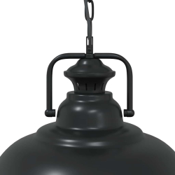 Lampa wisząca E27 Czarna Ø 31 cm Żelazo