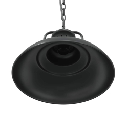 Lampa wisząca E27 Czarna Ø 31 cm Żelazo
