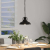 Lampa wisząca E27 Czarna Ø 31 cm Żelazo