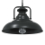 Lampa wisząca E27 Czarna Ø 31 cm Żelazo