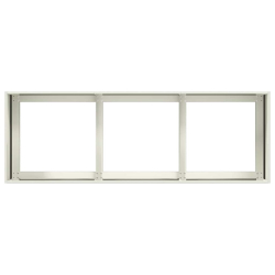 Donica, biała, 120x40x40 cm, stal walcowana na zimno