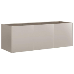 Doniczka Rusty 120x40x40 cm Stal nierdzewna
