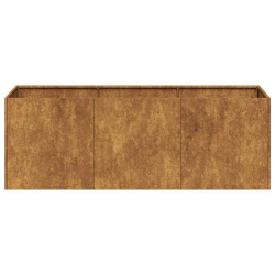 Doniczka Rusty 120x40x40 cm Stal nierdzewna