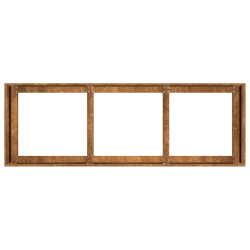 Doniczka Rusty 120x40x40 cm Stal nierdzewna