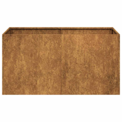 Doniczka Rusty 80x40x40 cm Stal nierdzewna