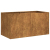 Doniczka Rusty 80x40x40 cm Stal nierdzewna