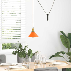 Lampa wisząca z regulacją wysokości E27 Pomarańczowy połysk