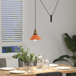 Lampa wisząca z regulacją wysokości E27 Pomarańczowy połysk