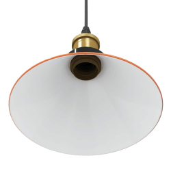 Lampa wisząca z regulacją wysokości E27 Pomarańczowy połysk