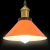 Lampa wisząca z regulacją wysokości E27 Pomarańczowy połysk