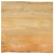 Blat stołu, 60x60x2,5 cm, naturalna krawędź, lite drewno mango
