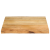 Blat stołu, 60x60x2,5 cm, naturalna krawędź, lite drewno mango