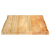 Blat stołu, 60x60x2,5 cm, naturalna krawędź, lite drewno mango