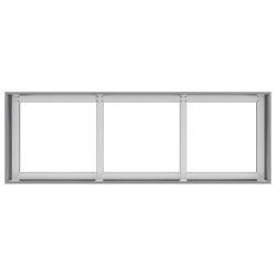 Doniczka 120x40x40 cm Stal ocynkowana