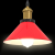 Lampa wisząca z regulacją wysokości E27 połysk czerwony