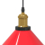 Lampa wisząca z regulacją wysokości E27 połysk czerwony