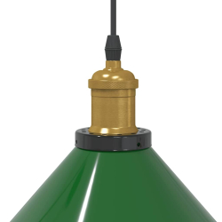 Lampa wisząca z regulacją wysokości E27 połysk zielony