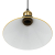 Lampa wisząca z regulacją wysokości E27 połysk żółty