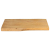 Blat stołu, 60x40x2,5 cm, naturalna krawędź, lite drewno mango