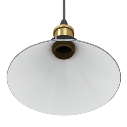Lampa wisząca z regulacją wysokości E27 połysk szary