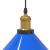 Lampa wisząca z regulacją wysokości E27 połysk ciemnoniebieski