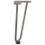 Nogi do stołu Hairpin, 4 szt., naturalna stal, 30 cm, lita stal