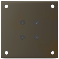 Nogi do stolika kawowego, 4 szt., naturalna stal, 42-44cm, stal