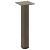 Nogi do stolika kawowego, 4 szt., naturalna stal, 42-44cm, stal