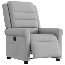 Elektryczny fotel rozkładany Cloud Grey Fabric