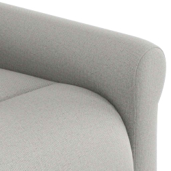 Elektryczny fotel rozkładany Cloud Grey Fabric
