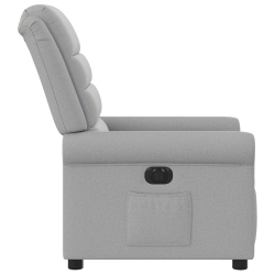 Elektryczny fotel rozkładany Cloud Grey Fabric
