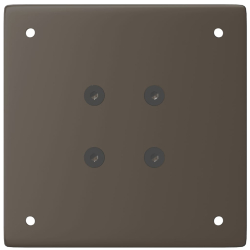 Nogi do stolika kawowego, 4 szt., naturalna stal, 30-32cm, stal