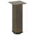 Nogi do stolika kawowego, 4 szt., naturalna stal, 30-32cm, stal