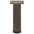 Nogi do stolika kawowego, 4 szt., naturalna stal, 30-32cm, stal