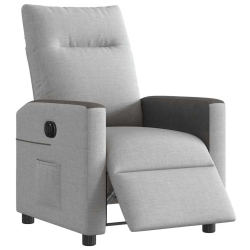 Elektryczny fotel rozkładany Cloud Grey Fabric