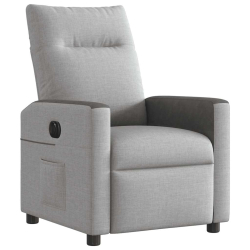 Elektryczny fotel rozkładany Cloud Grey Fabric